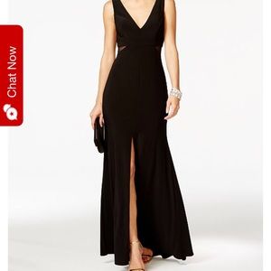 Illusion-Inset Mermaid Gown